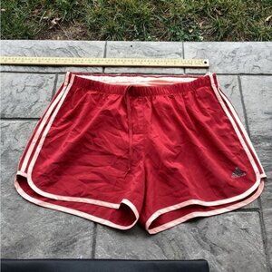 adidas Red Women's Shorts